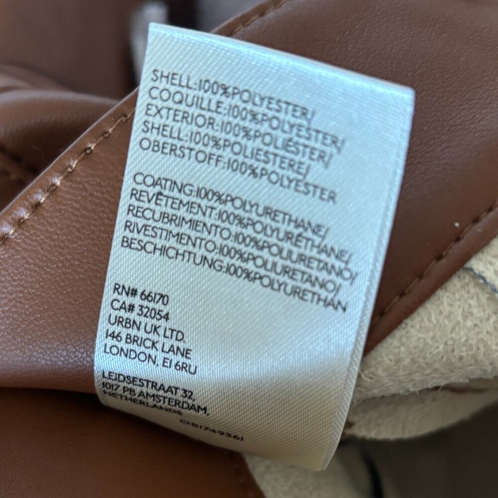 NWT Free People High Waist Faux Leather Flare Pants 6 - Picture 6 of 6